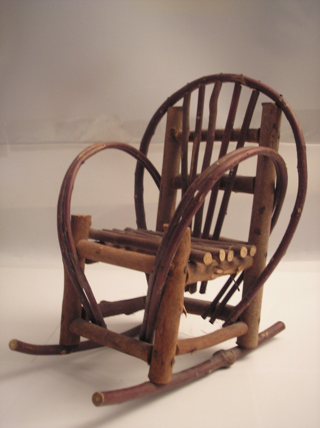 Vintage Primitive Handmade Stick Rocking Chair