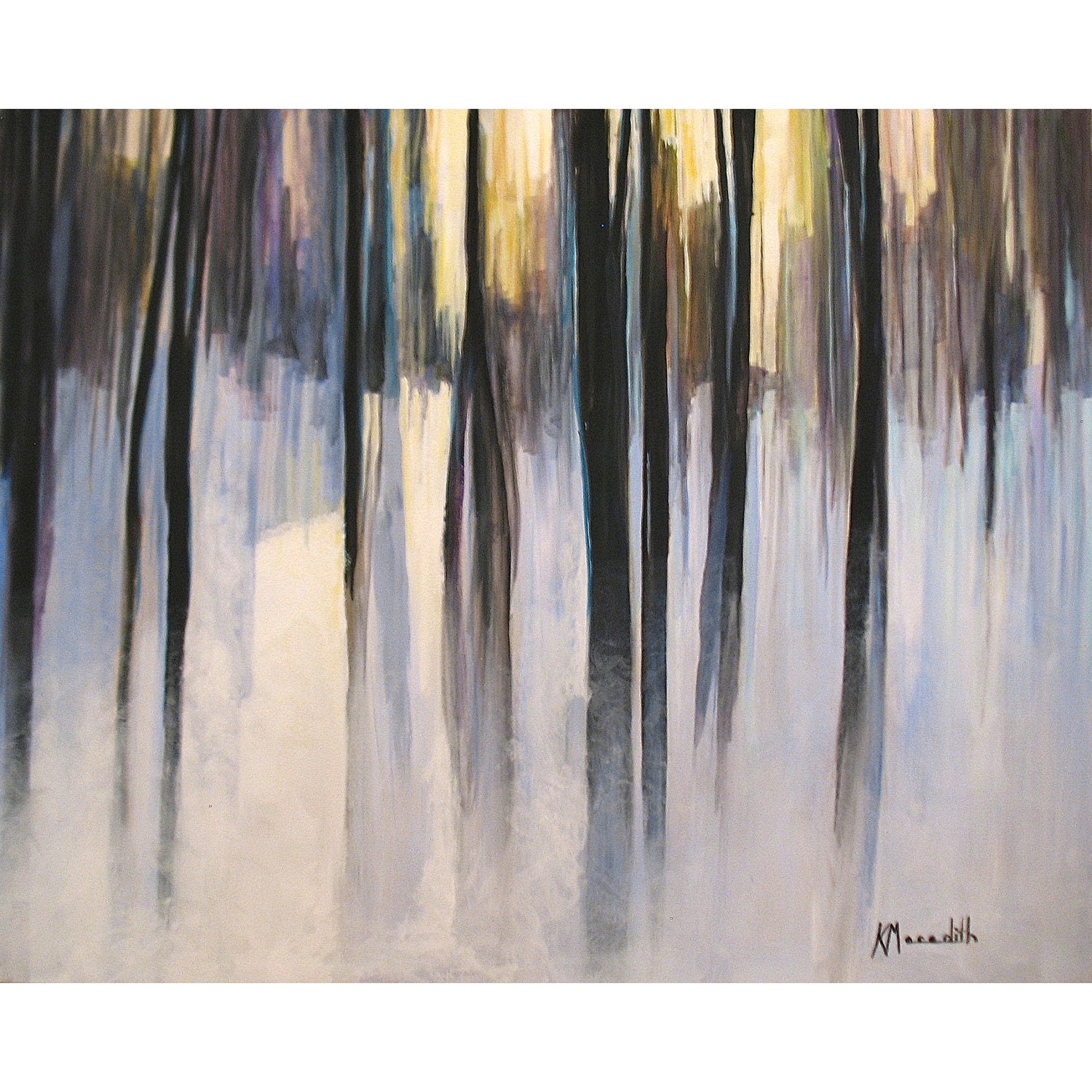 Mountain Morning an original acrylic painting