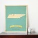 25% OFF SALE Tennessee Roots Map 11x14 Customized Print