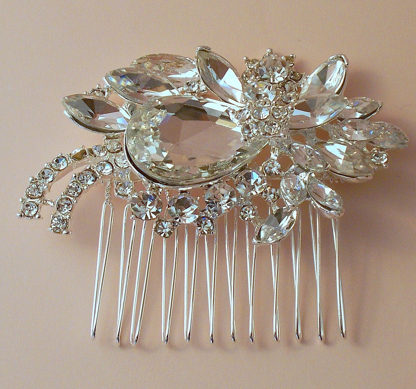 Bridal Hair Comb, Crystal Bridal Comb, Rhinestone Bridal Comb, Bridal Hair Accessories, Wedding Hair comb, Crystal Hair Comb, Vintage Style