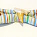 Bow Tie for Dog and Cat - Made to Order, Multicolored Stripes with Shark Tooth and Fish Beads