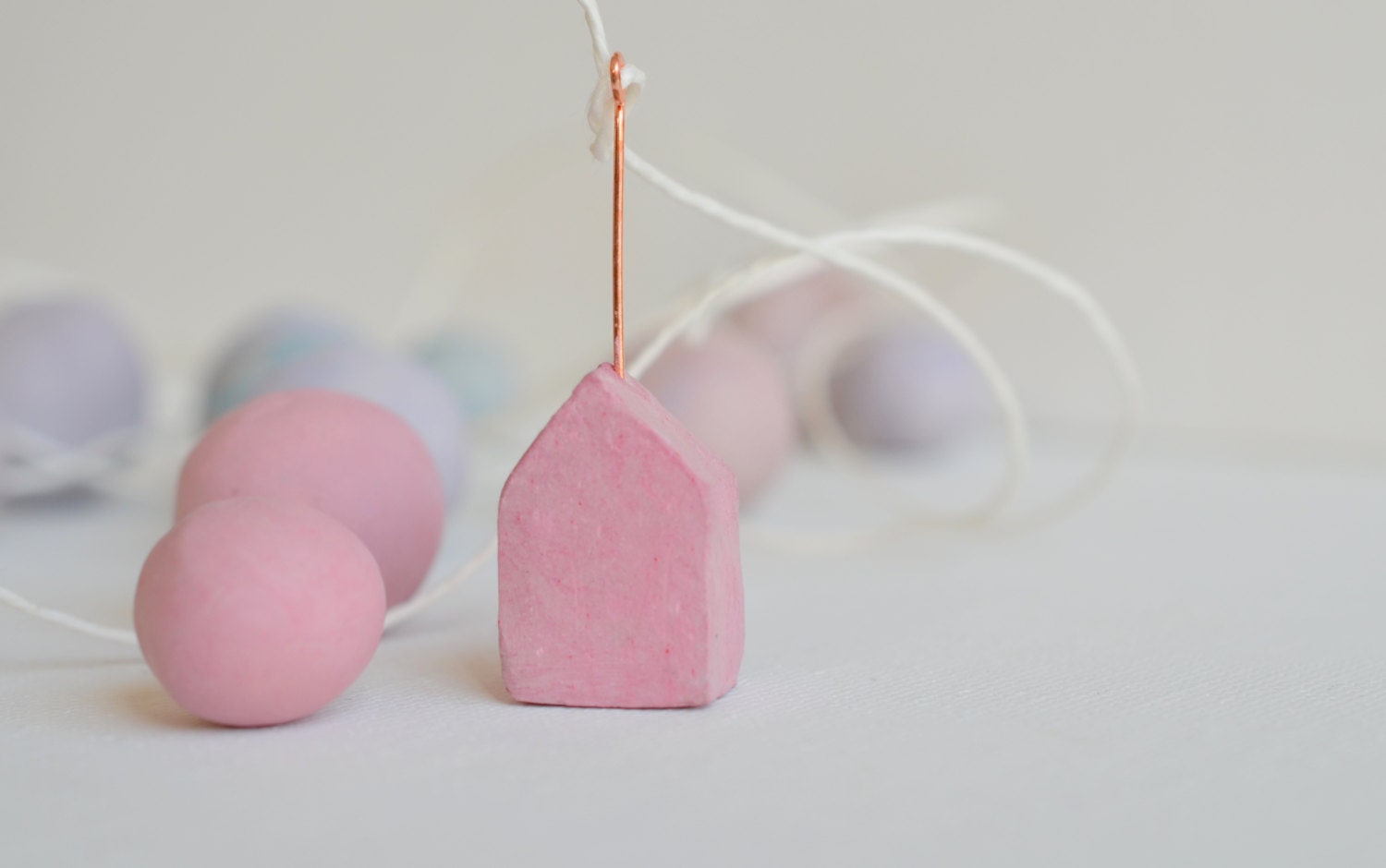 Little House Pastel Color Necklace
