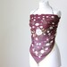 Burgundy swimsuit cover up, Floral scarf, Turkish Scarf for women, Cotton scarf, Belt, Headband, Belt, all in 1