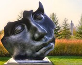 Face in the park, Meijer Gardens