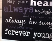 Bob Dylan, Song Lyrics on canvas, Wall Hanging, home decor, custom canvas, music gifts
