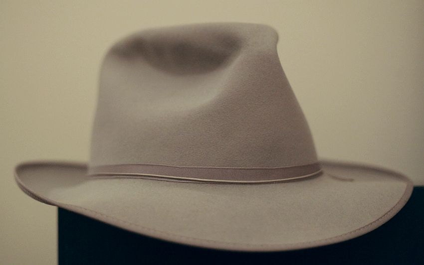 Size 7 1/2 Stevens 'Open Road' style fedora