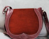 Handmade Vintage Genuine Leather Brown Bag/ Messenger bag/ Crossbody Bag/ Satchel