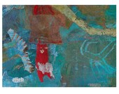 Diva small mixed media original artwork
