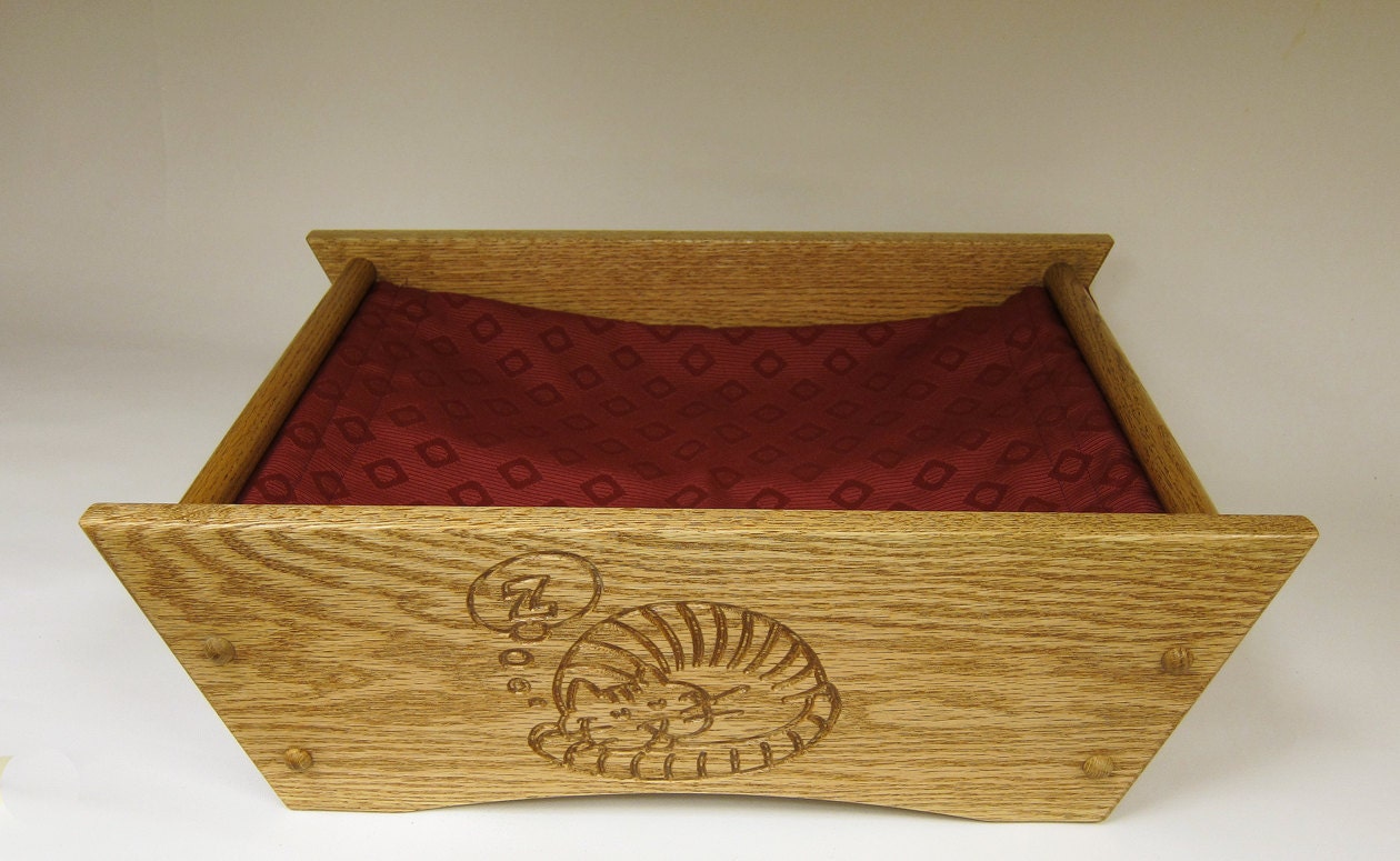 Cat Hammock Solid Oak