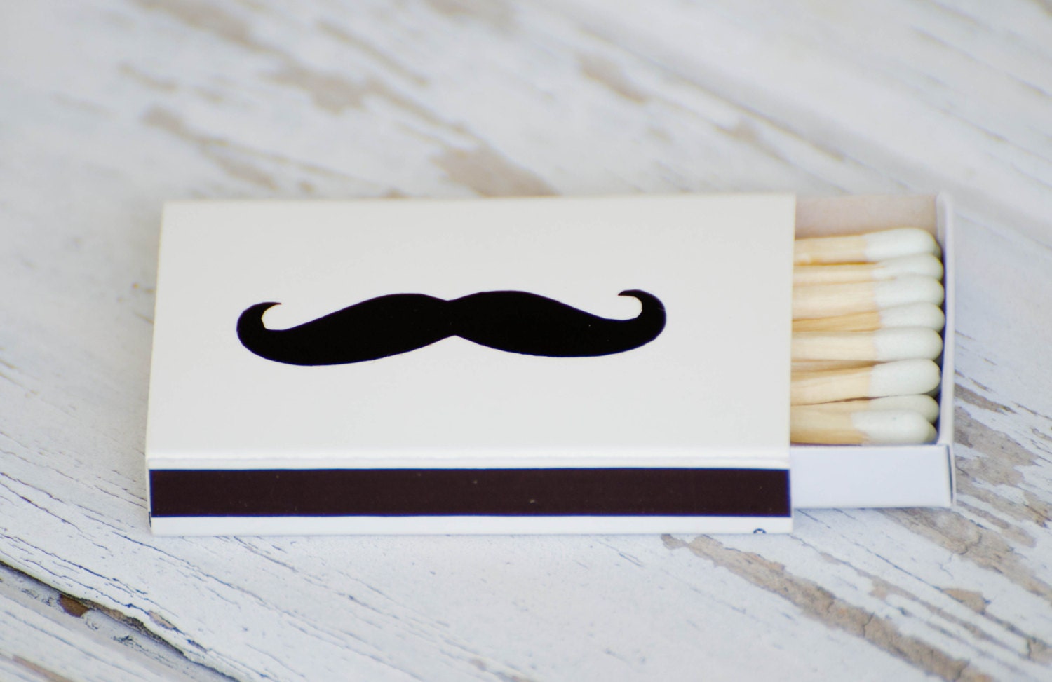 Mini Mustache Matches