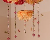 Your Custom Hand Beaded Flower Baby Mobile or Chandelier
