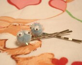 Blue soot sprite bobby pins