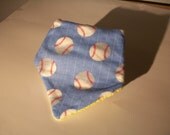 baseball bandanna bib