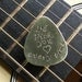 Personalized Brass Guitar Pick, music lover, , friendship, fathers day, Mothers day, initials