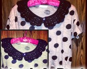 Vintage Inspired Crochet Peter Pan Collar Accessory