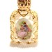 Antique Golden Framed and Jewelled Fragonard Perfume Bottle Mini