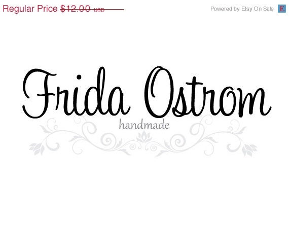 Happy Weekend Premade Logo Design Handmade Shop Logo  No. 38