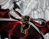 Custom Sailor Pluto Sailor Scout Bridal Garter Great for Weddings or Prom