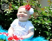 Red White and Cute Rhinestone Tee Shirt or Onesie- 4th of July, July 4th, Patriotic