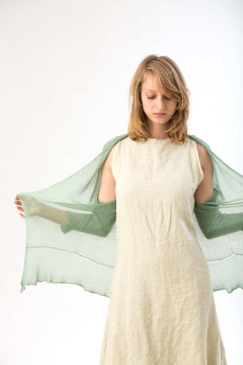 Cardigan Knitting Summer fashion,knit Jacket ,women sweater blouse mint