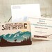 Denali Alaskan Mountain Save The Date with Envelope with Moose: Get Started Deposit or DIY Payment