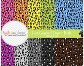 INSTANT DOWNLOAD cute leopard digital paper pack, animal print photoshop background, jungle clip art, for invitations, commercial use Il_170x135