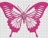 Classic Real Butterfly Applique Embroidery Design in 4x4 and 5x7 Sizes
