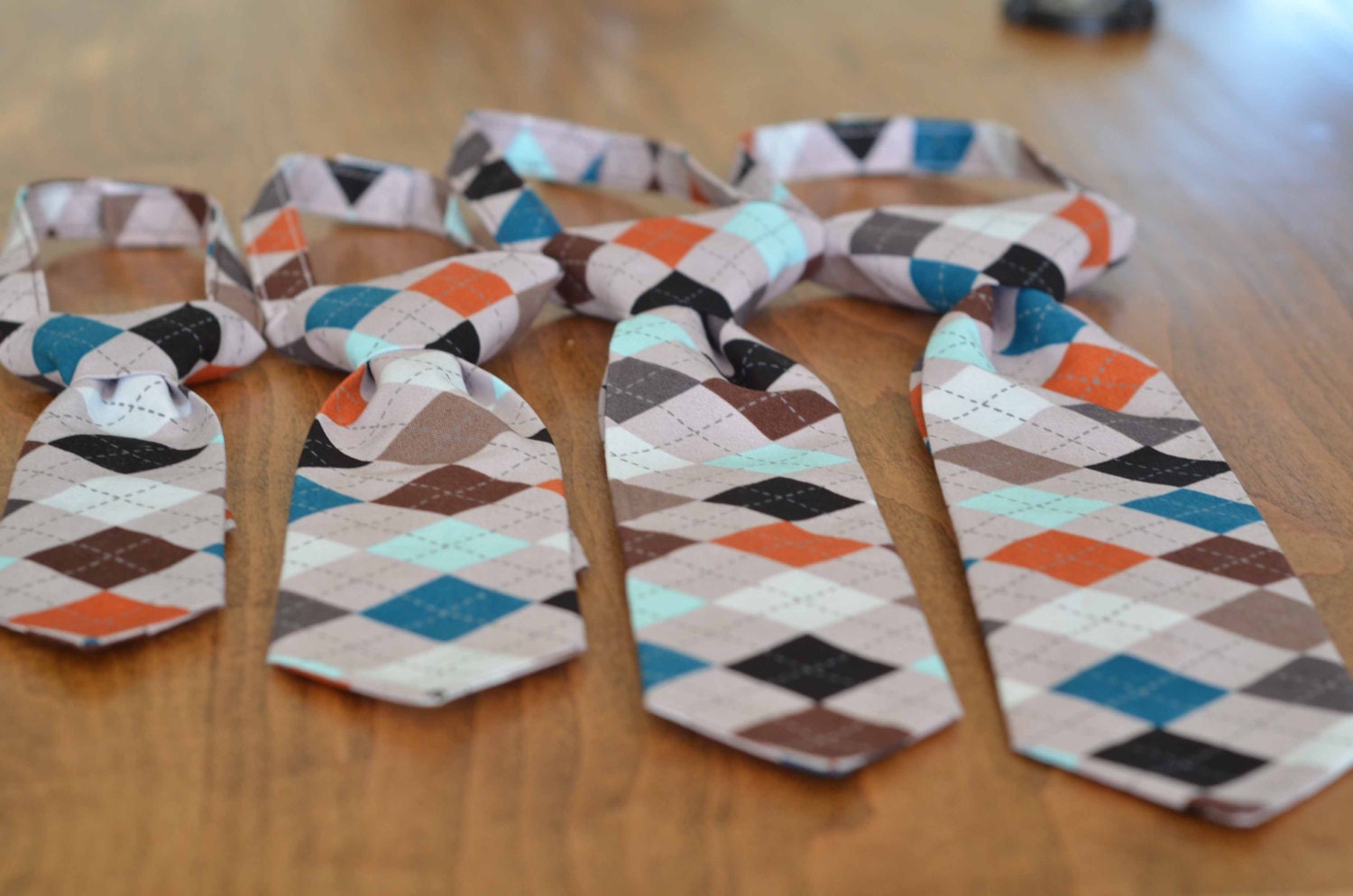 Little Boy Ties, Gray Argyle Ties, Wedding Ties, Baby Ties, Toddler Ties, Newborn Ties, Photo Prop, Newborn Prop
