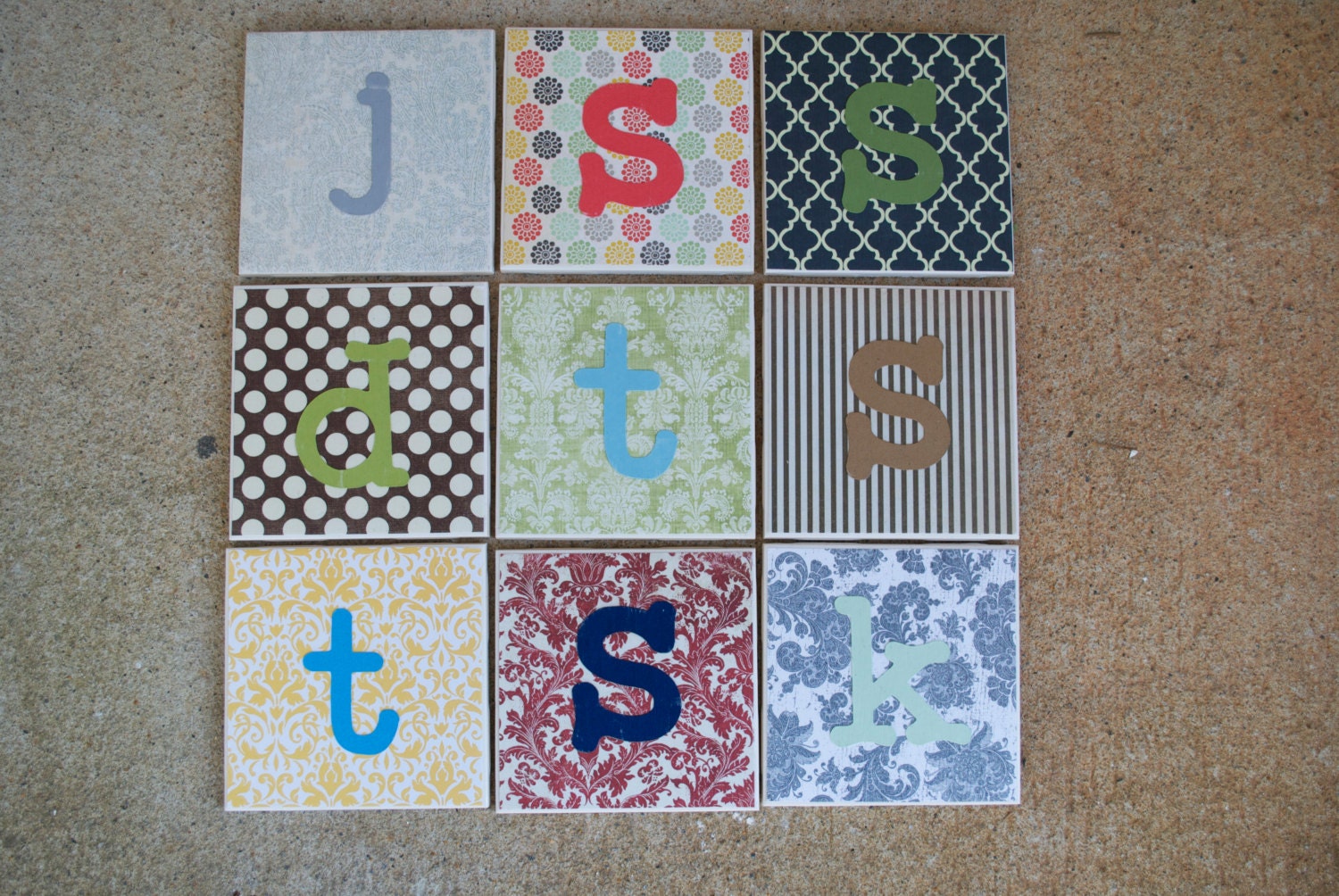 Monogrammed Coasters
