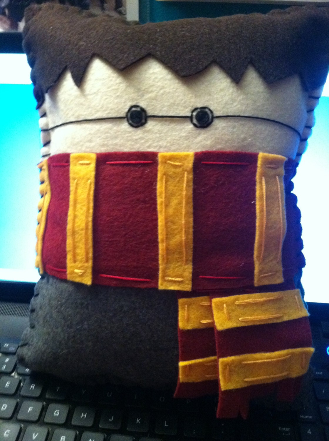 Harry Potter Gryffindor Scarf Felt Pillow