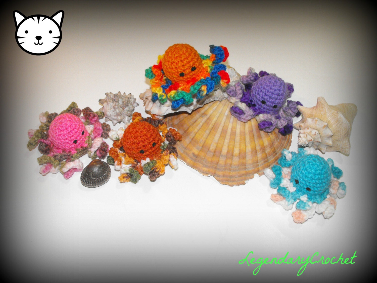 Cat Toy - Crochet Catnip Octopus Cat Toy - 1 Octopus Toy - Made To Order