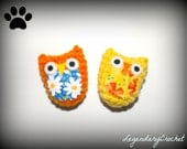 Cat Toy - Pair Of Catnip Owls - Set Of 2