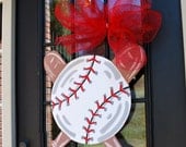 Door Hanger: Baseball, Softball, Baseball Wall Decor, Sports Decor