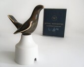 Royal Worcester Pie Bird. Pie Funnel. Brown. Paul Gertner.