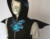 Nightmare Moon Pony Vest, Costume, Hoodie, Vest, Jacket, Hand-made