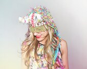 UTHA Shaman original hat - festival headdress - festival hat  - festival headpiece - Bohemian Hippie Headaccessories