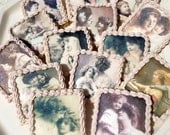 Vintage MOTHER & Child Wafer Papers for Cookies -- Mother's Day Edible Images