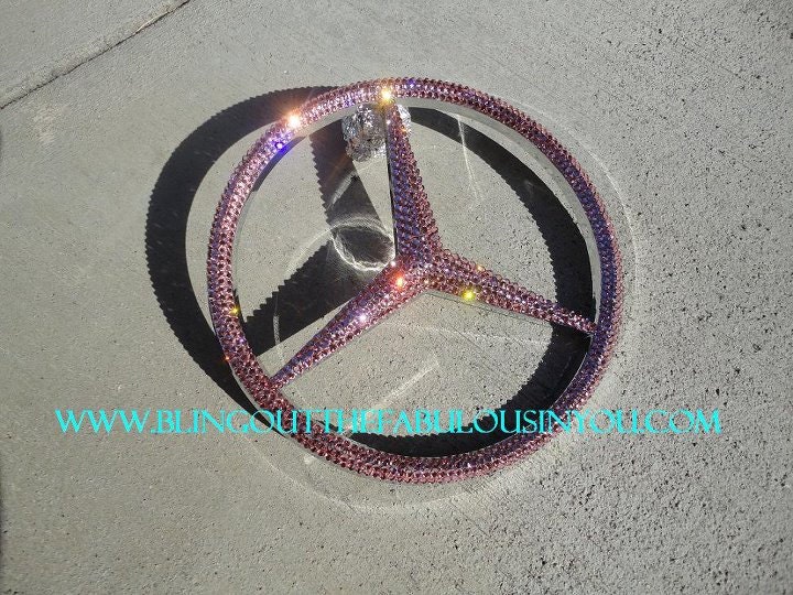 Mercedes Benz Emblem, CLA Mercedes Benz Emblem, Swarovski Crystal Mercedes Benz Emblem, Benz Emblem, GLA Mercedes Benz
