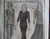 Ann Person Collectibles From Stretch & Sew Pattern No. 325 Women Double Front T-Shirts Size 30-46