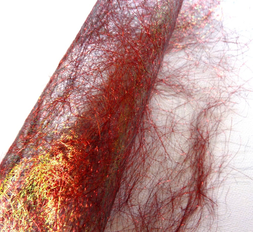 Red Sparkling Craft Paper. Shiny Textured Paper for Arts and Crafts. Collage and textile art.