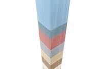 MODERN WOOD SCULPTURE //  Abstract Painting //  Totem Color Blocks