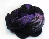 Hand Dyed Merino Shawl Yarn in Bad to the Bone