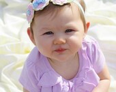 Cinderella inspired wool felt flower headband baby-toddler-child