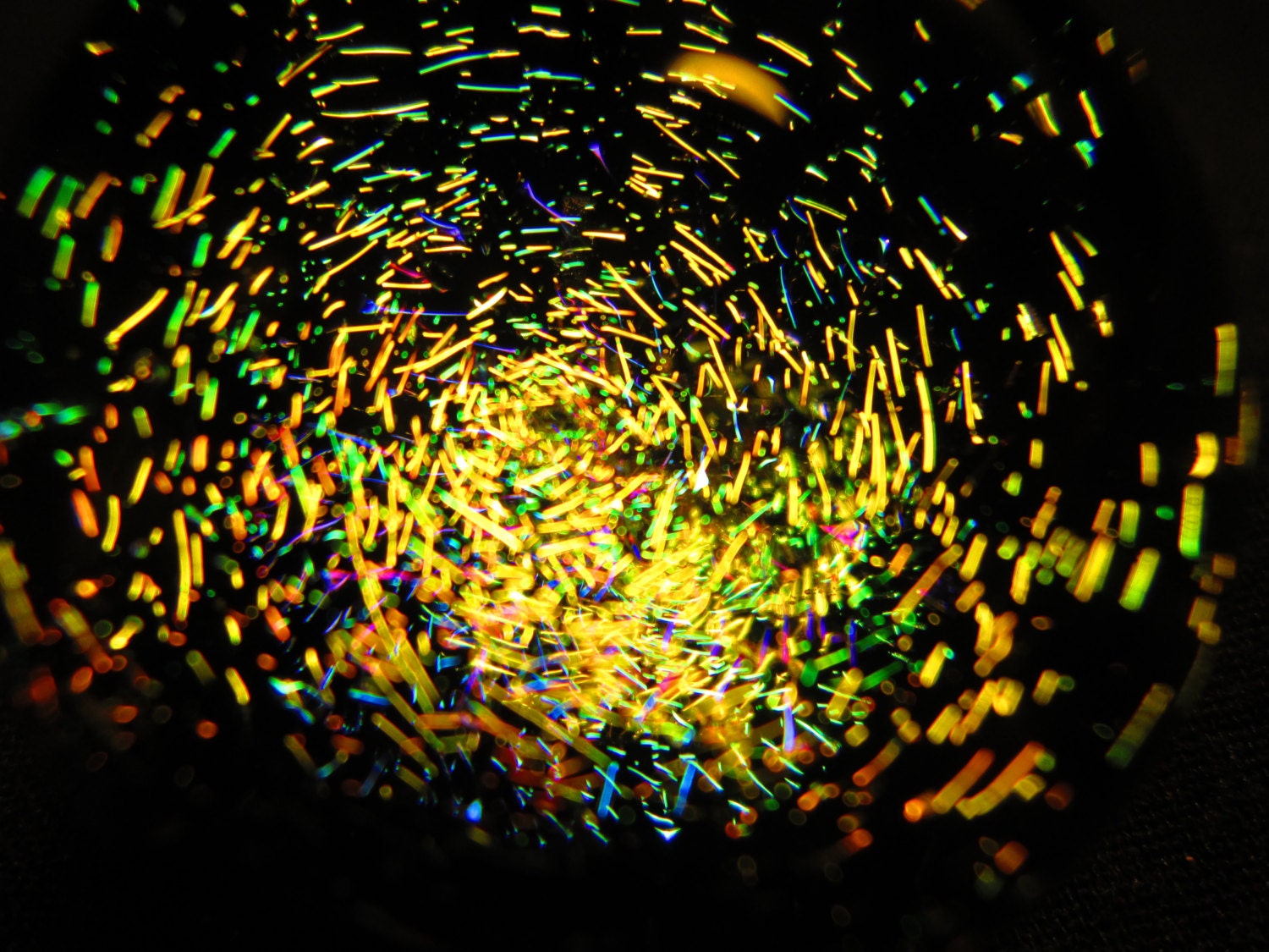 Handmade Glass Marble - Dichroic Beach in Space