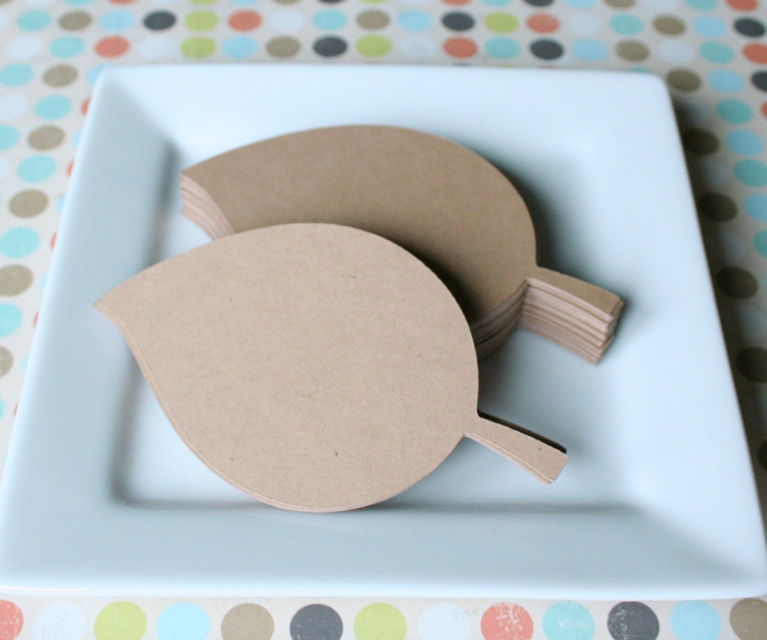 50 - 4 inch Kraft Leaves for Wedding Place Cards / Wishing Tree / Escort Cards / Labels / Journaling Spots / Decorations and More