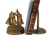 Pair of Bradley & Hubbard Nautical Themed Ship Bookends