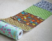 Mixed Surprise Prints - Reusable Snapping UnPaper Towels - Cotton and Terry Cloth - Eco Friendly