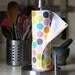 Reusable Snapping UnPaper Towels - Veggie Garden - Cotton and Terry Cloth - Eco Friendly