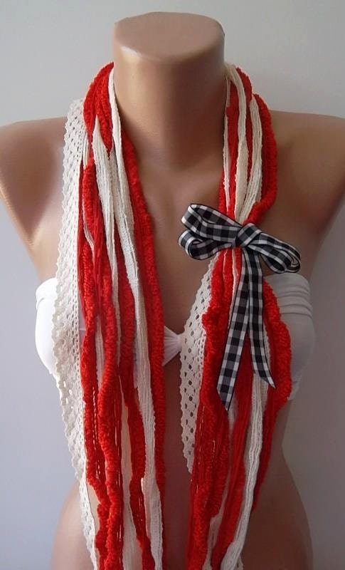Gorgeous  Accessories...Red scarf