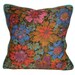 Vintage Fabric Floral Pillow Cover 24x24